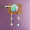 18k Gold Filled Amazonite Drop Earrings
