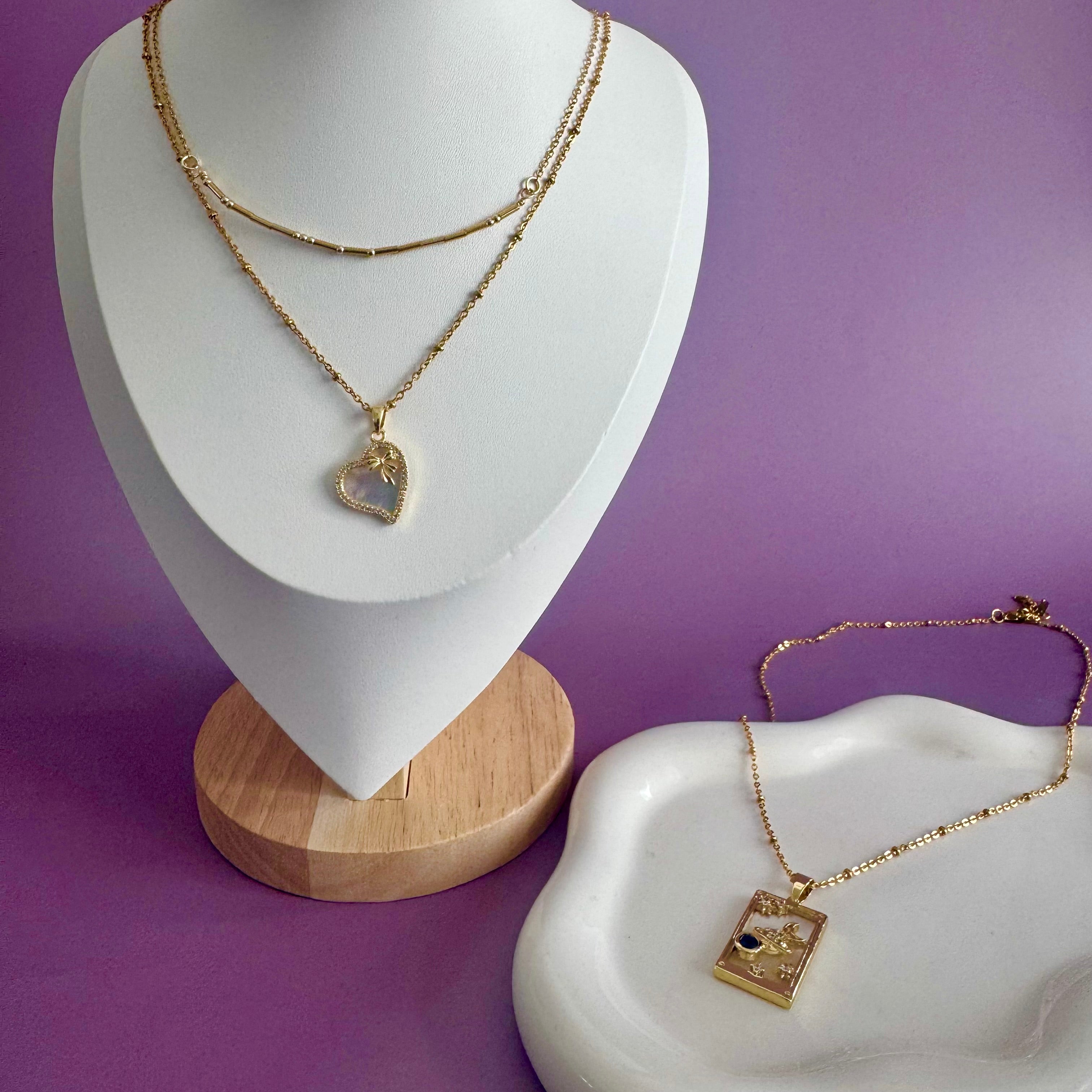 Personalised Gold-Filled Morse Code Necklace – Hidden Message Gift Jewellery