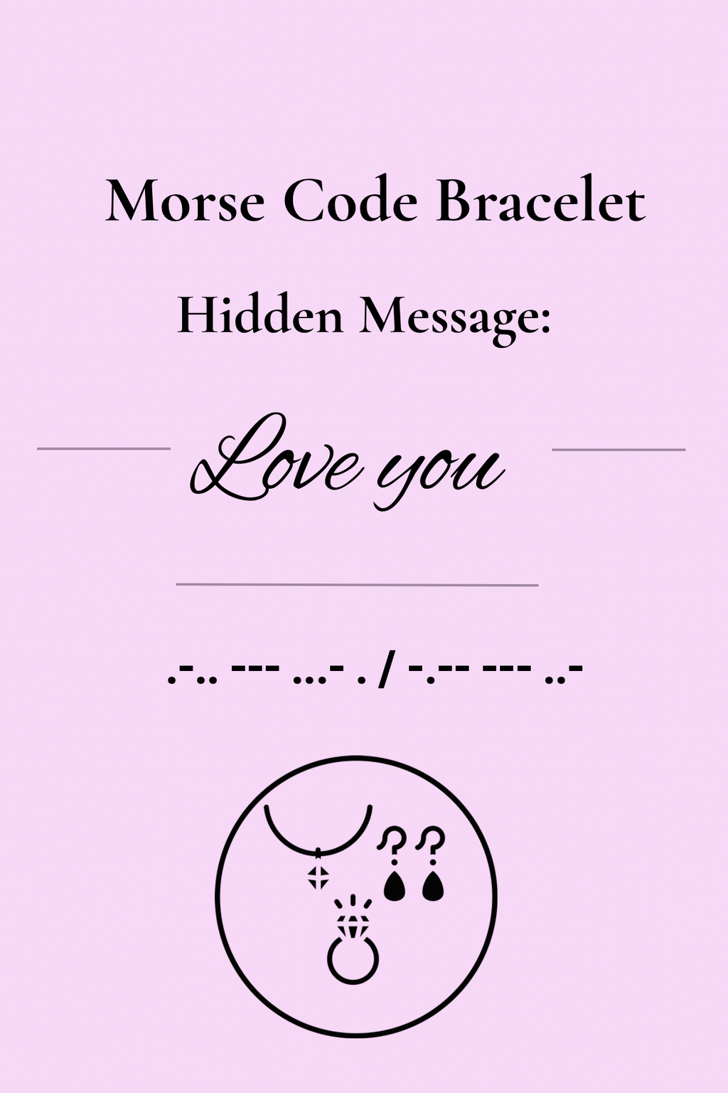 Personalised Morse Code Bracelet | Hidden Message Gemstone Macramé Bracelet