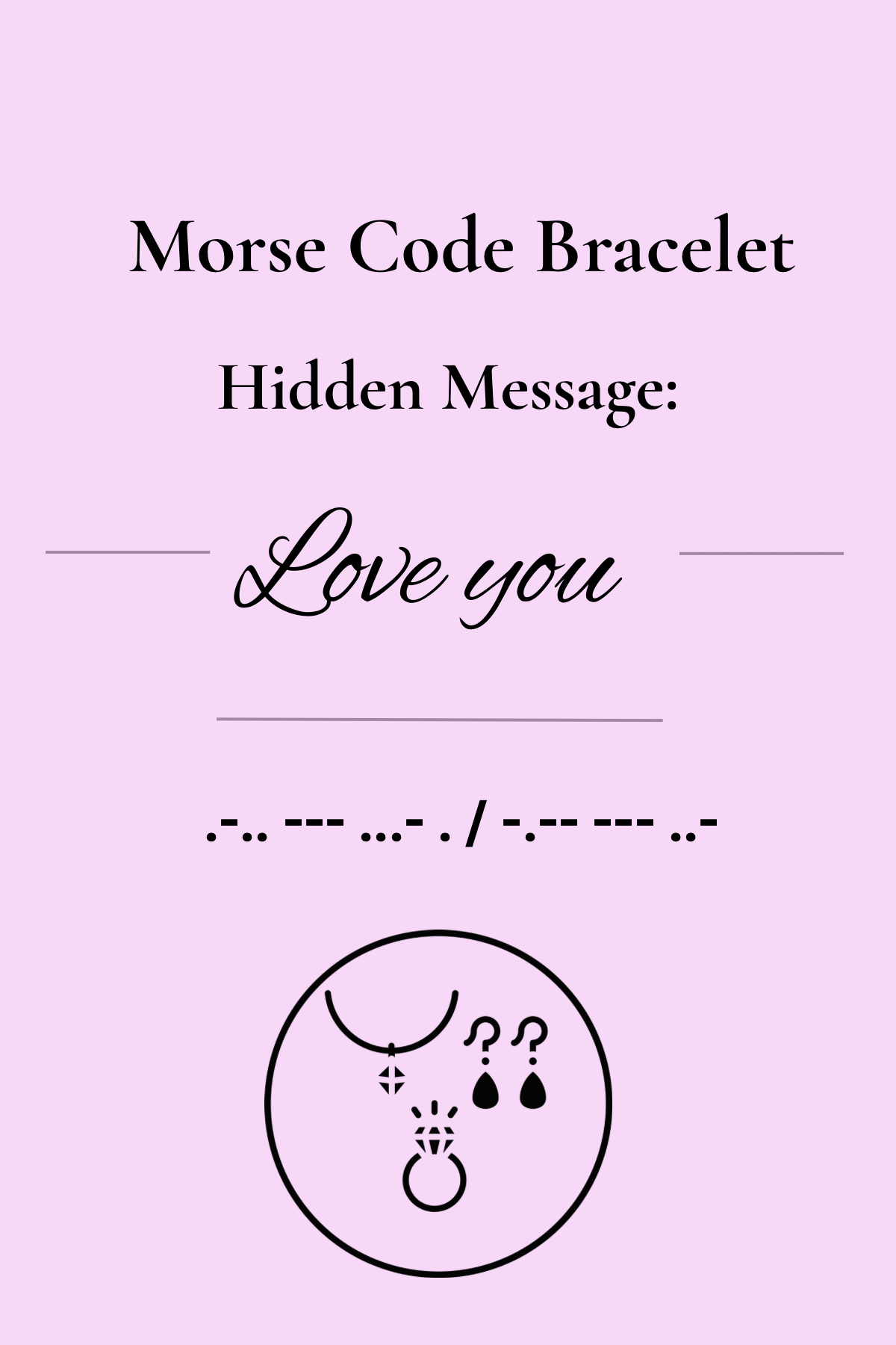 Personalised Morse Code Bracelet | Hidden Message Gemstone Macramé Bracelet