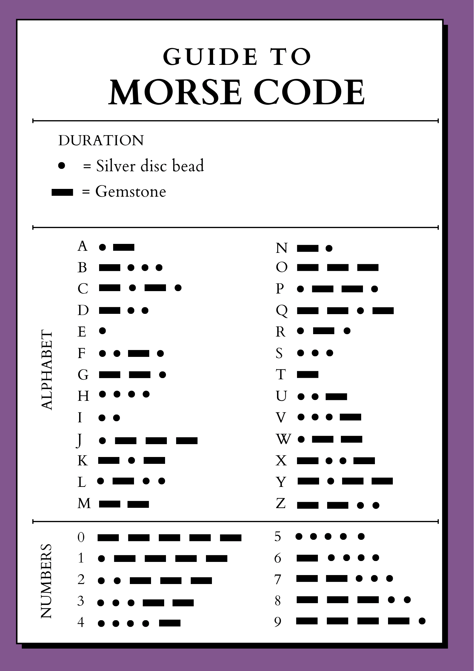 Personalised Morse Code Bracelet | Hidden Message Gemstone Macramé Bracelet